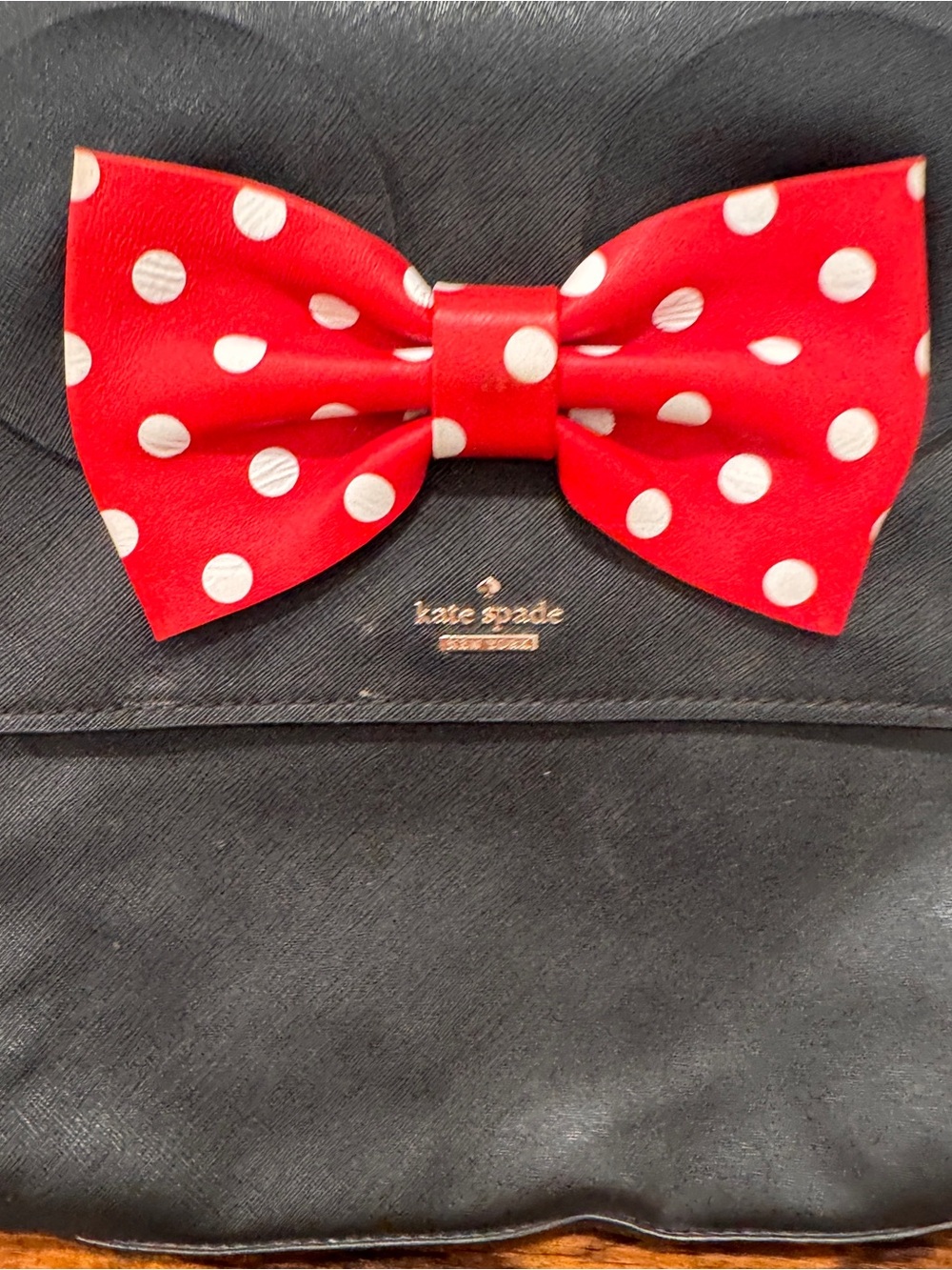 Kate Spade x Disney Minnie Mouse Neema Backpack Disney Red White Polka dots - Picture 2 of 11